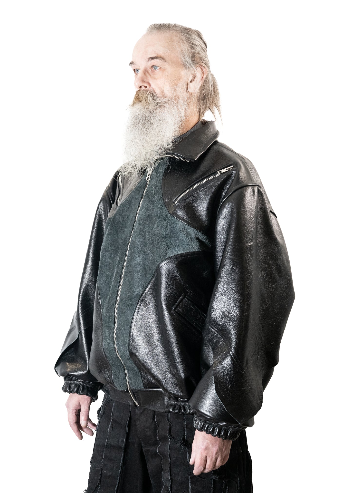 yttrium leather jacket