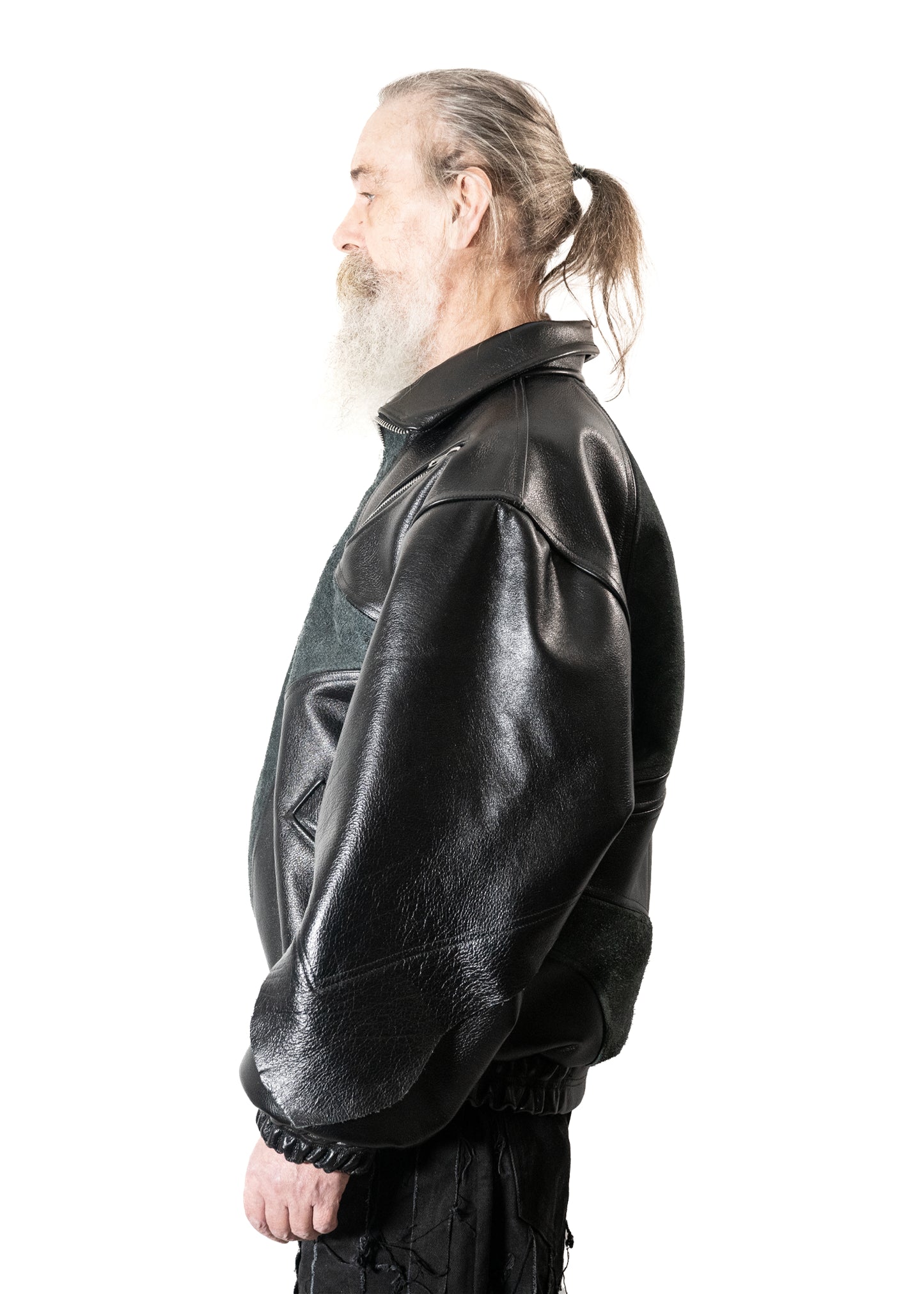 yttrium leather jacket